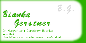 bianka gerstner business card